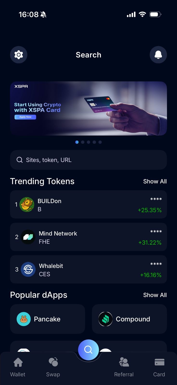 Search dApps