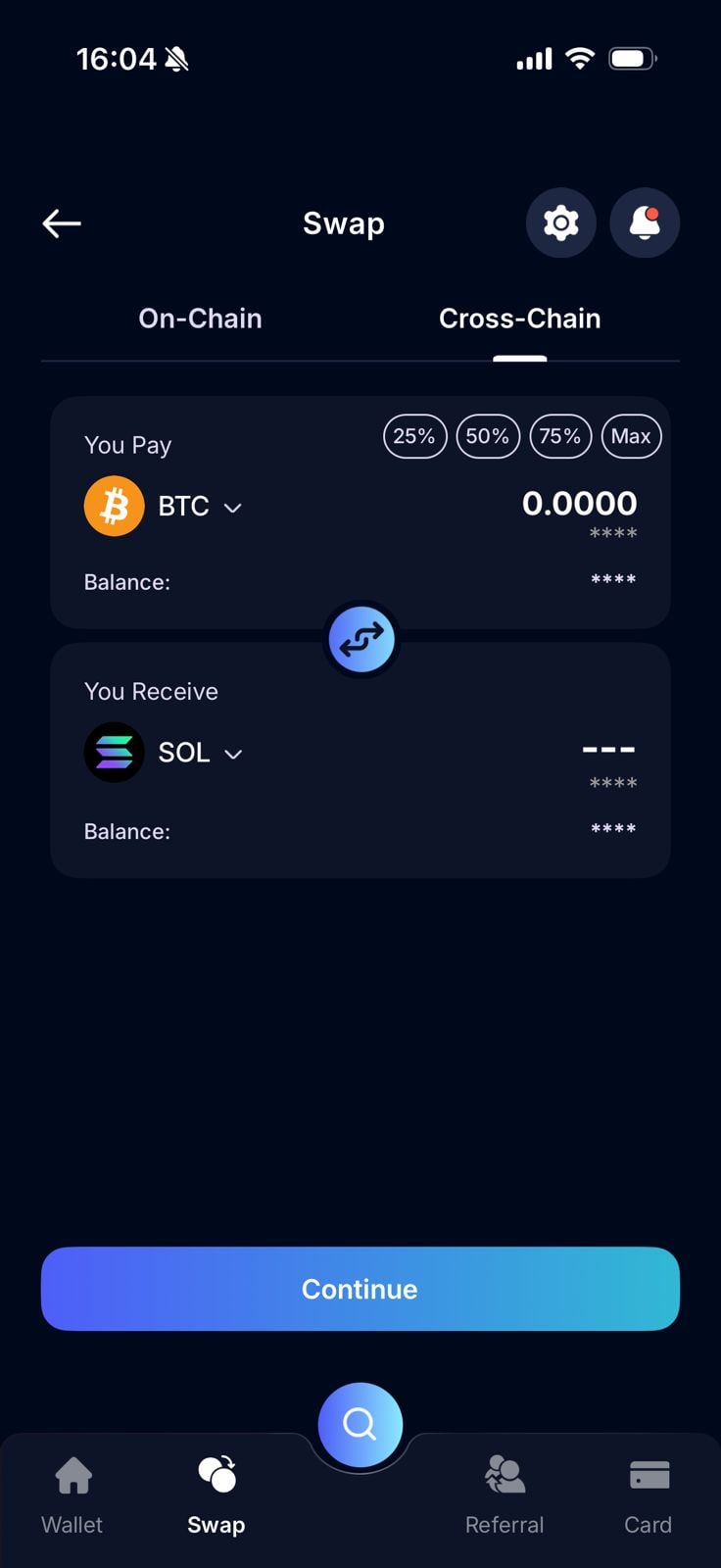 Cross-chain swap